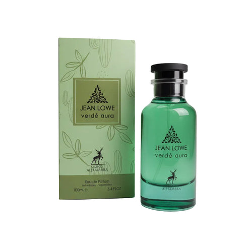 Jean Lowe Verde Aura bottle with box