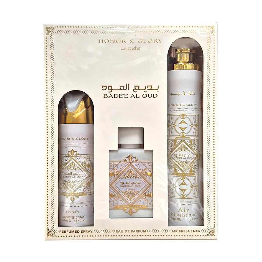 Badee Al Oud Honor & Glory 3 Pcs Gift Set image 0