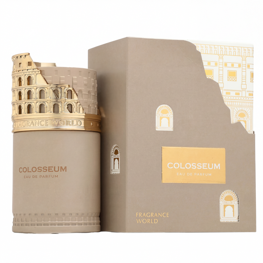 Colosseum bottle and box