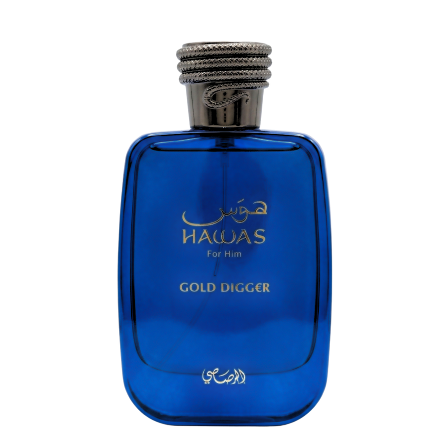 Rasasi Hawas Gold Digger 100ml bottle
