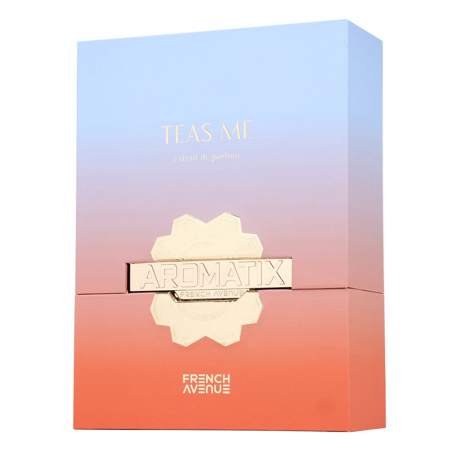 Teas Me bottle and box
