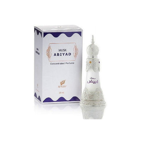 AFNAN MUSK ABIYAD .67 CONCENTRATED PERFUME OIL image 0